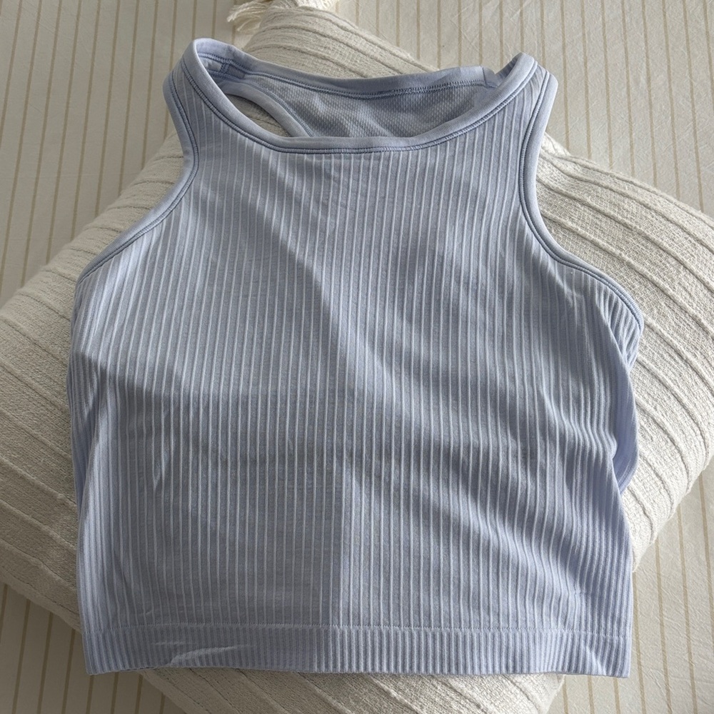 Lululemon Ebb to Street Cropped Racerback Tank Top